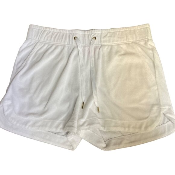 Lilly Pulitzer Kylar Terry Cloth Shorts White Sz SM Beach Resort Coverup - Picture 1 of 8